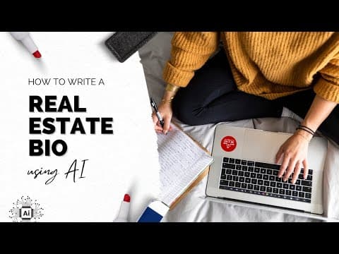 Create the Perfect Real Estate Bio in Seconds Using AI