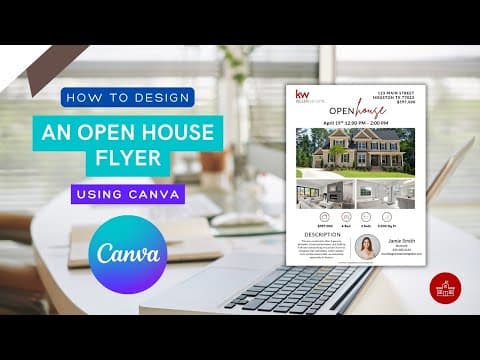 How to Create an Open House Flyer in Canva