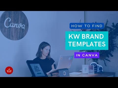 How to Find Keller Williams Brand Templates in Canva